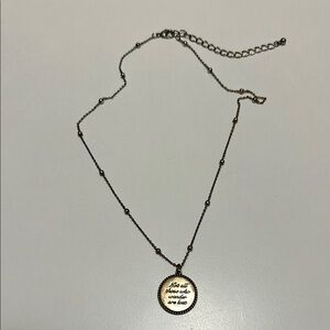 “Not all those who wander are lost” Pendant Necklace wanderlust